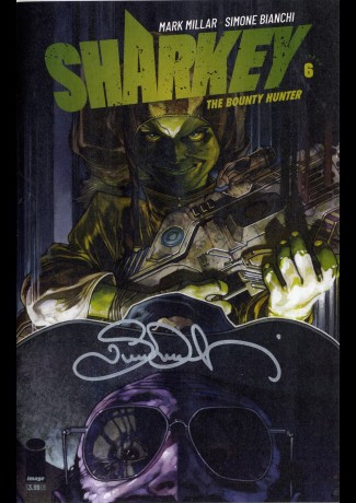 Sharkey the Bounty Hunter #6 - albo originale firmato
