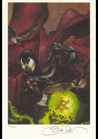 Spawn 1 recreation print di Simone Bianchi
