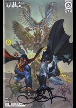 Justice League Unlimited 1 variant cover di Simone Bianchi