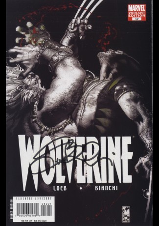 Wolverine 52 versione in bianco e nero di Simone Bianchi
