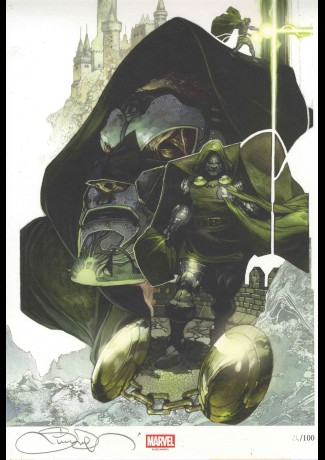 Doom litografia di Simone Bianchi